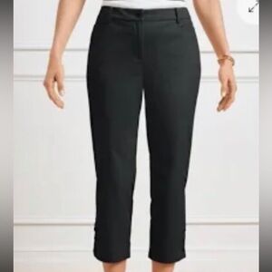 ❤️3X20 TALBOTS Women Perfect Crop Black Pants | 2P